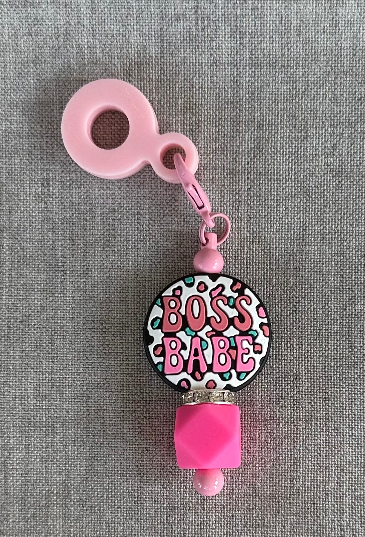 Boss Babe Tumbler Straw Charm