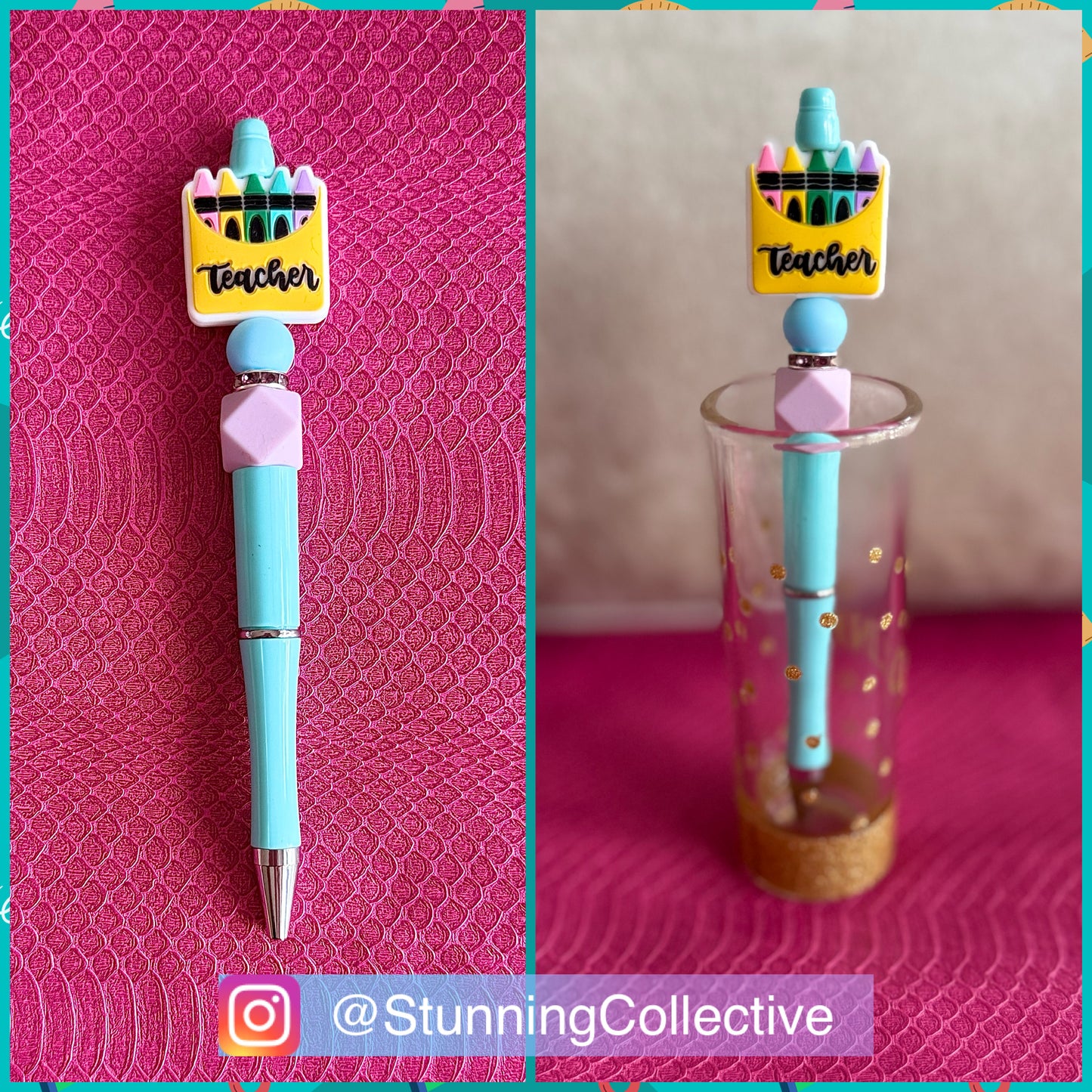 Teacher Crayon Box Pen