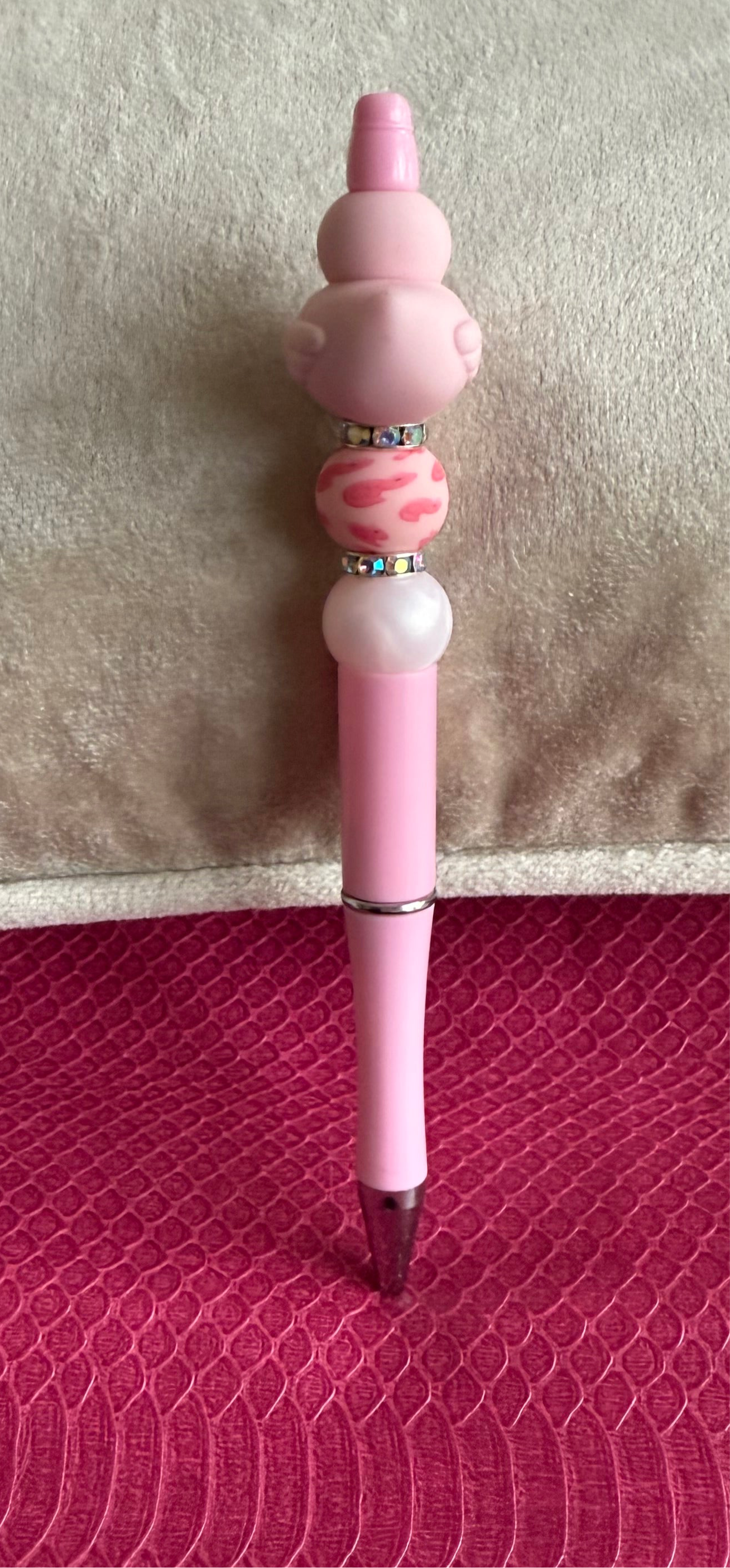 Pink Rubber Duck Pen