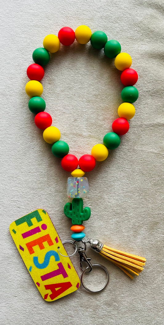 Fiesta Wristlet Keychain
