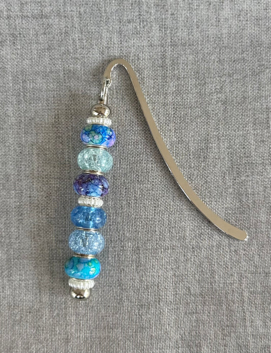 Pearly Blue Bookmark