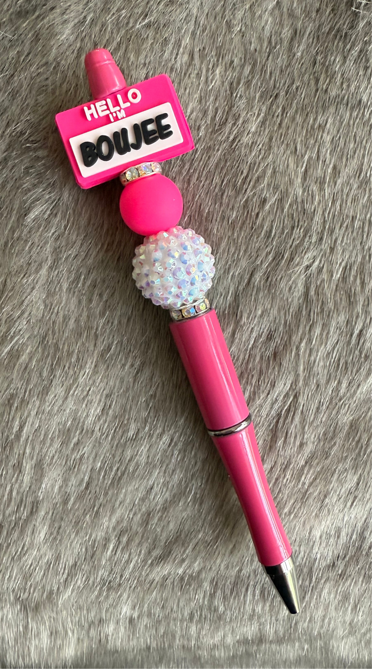 Hot Pink Boujee Pen