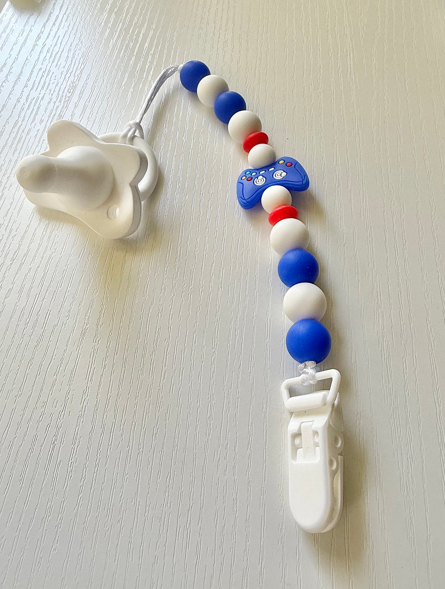 Video Game Pacifier Clip