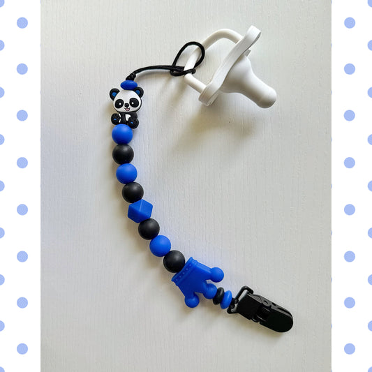 Panda Pacifier Clip