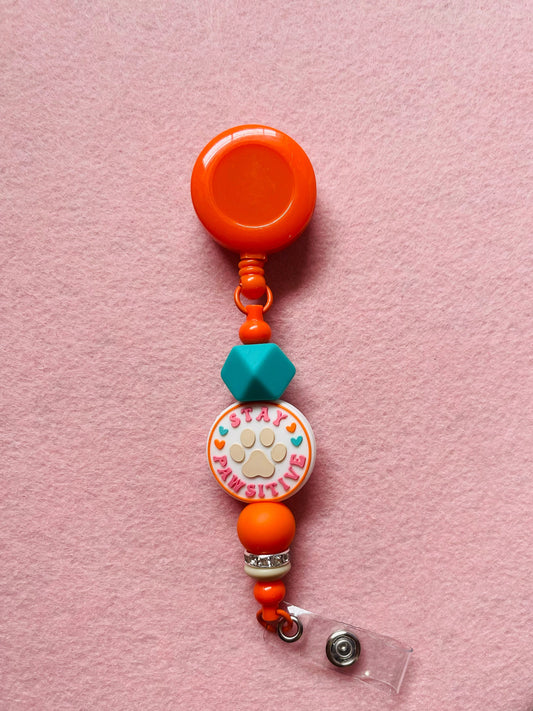 Stay Pawsitive Badge Reel